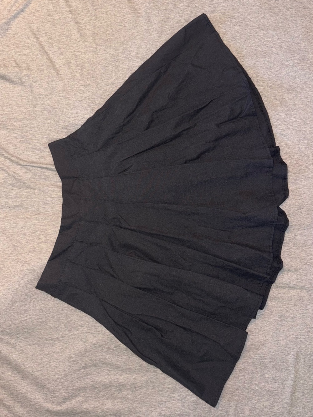 Black A-Line Skirt Uniform Skirt